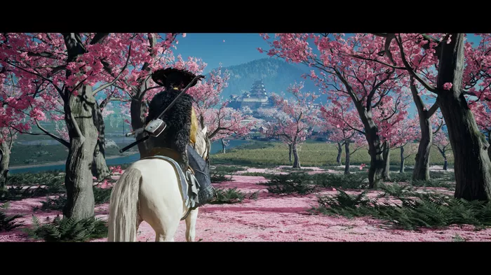《羊蹄山之魂》实机截图公开：樱花树下尽显唯美意境!