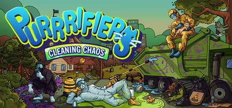 Purrrifiers: Cleaning Chaos – Cats & Goofylike Co-op游戏logo