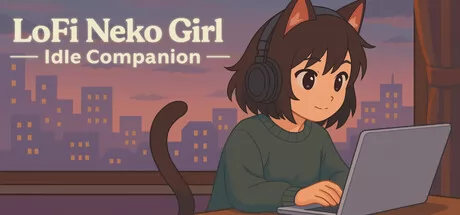 Lofi Neko Girl: Idle Companion游戏logo